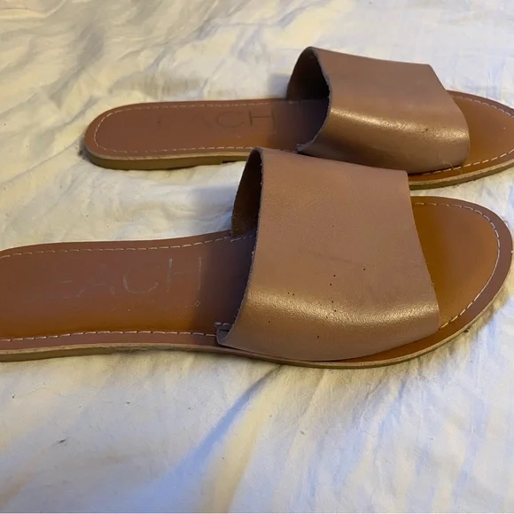 LIKE NEW: “Cabana Tan/Brown Slides/Sandals” from a Napa Boutique! - Picture 5 of 10